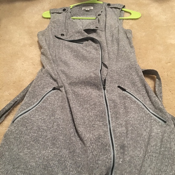 Calvin Klein Shirt Dress/Long Vest - Picture 4 of 6